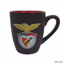 Caneca Oval Preta SLB