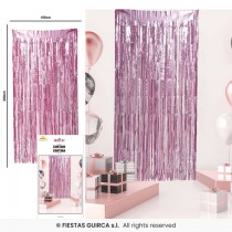 Cortina 100 x 200 cms Rosa