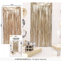 Cortina 100 x 200 cms Ouro