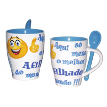 Caneca c/colher Afilhado