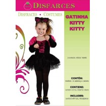 Disfarce Gatinha 3-4 Anos