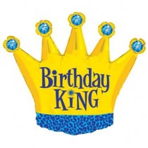 Balão Foil Birthday King 91cm