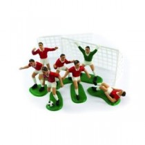 Deco Bolo jogadores vermelhos