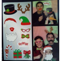 Photobooth Natal 12 pçs