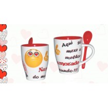 Caneca com Colher Namorado