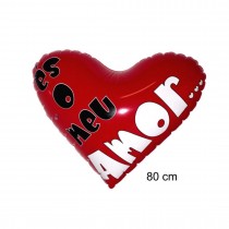 Coração Insuflavel 80cm AMOR