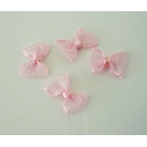 Lacinho organza rosa unidade