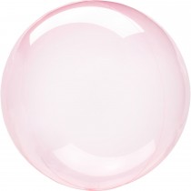 Balão Crystal Clearz rosa...