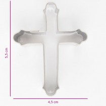 Cortante Metalico Cruz 5.5cm