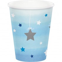 Copos Little star azul