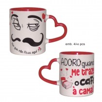 Caneca Asa Coração Ele