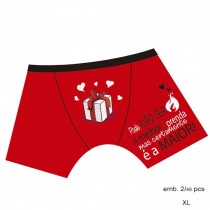 Boxer vermelho Prenda XL