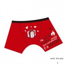 Boxer vermelho Prenda L