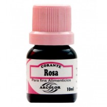 Corante Liquido Rosa 10Ml