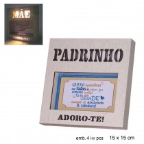 Moldura com luz Padrinho