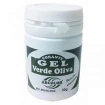 Corante Gel Verde Oliva 30g