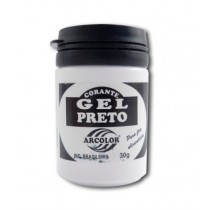 Corante Gel Preto 30g