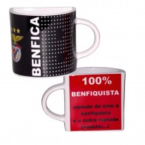 Meia Caneca Benfica Preta