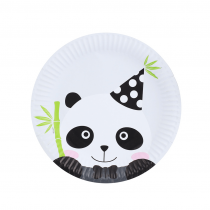 Pratos Panda 18cm