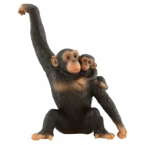 Deco bolo chimpanzé com bebé