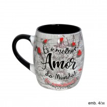 Caneca Barril Mapa Amor