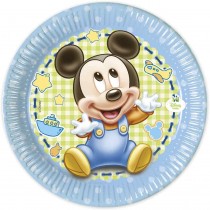 Pratos Baby Mickey 18cm