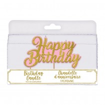 Vela HB Pick Confeti Rosa