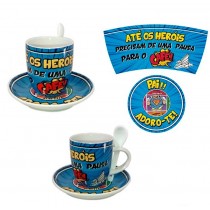 Set Café Pai Heroi