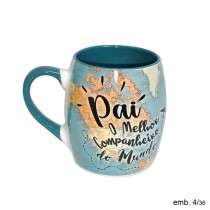 Caneca Barril Mapa Pai