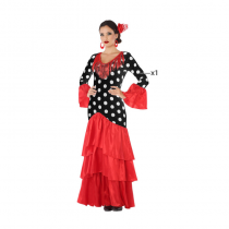 Disfarce Flamenca Vermelho XL