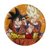 Pratos Dragon Ball 8 unid....