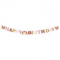 Banner Happy Birthday Boho