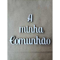 Letras Madeira A Minha...