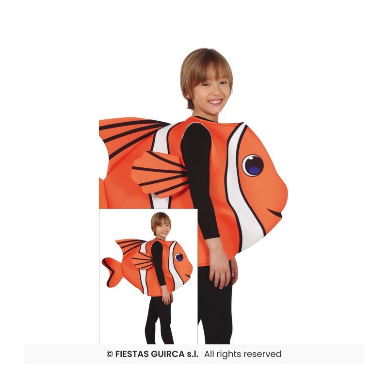 Disfarce Carnaval Peixe Nemo 10-12