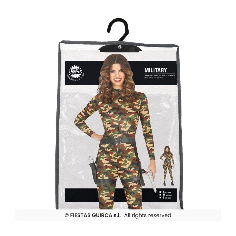 Disfarce Militar Adulta M