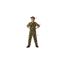Disfarce Militar 5-6 anos