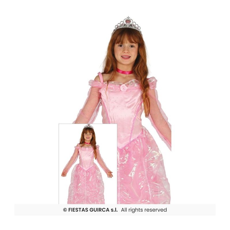 Disfarce Princesa Rosa 3-4 anos