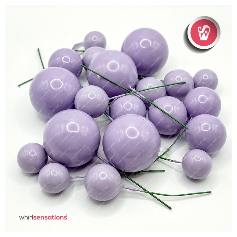 WS Bolas Decorativas Lilas 20pcs