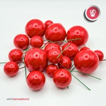 WS Bolas Decorativas Vermelho 20pcs