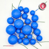 WS Bolas Decorativas Azul Escuro 20pcs