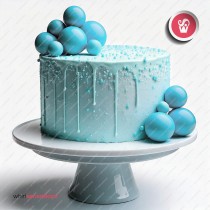 WS Bolas Decorativas Azul Claro 20pcs