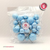 WS Bolas Decorativas Azul Claro 20pcs