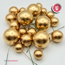 WS Bolas Decorativas Ouro 20pcs
