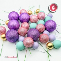 Bolas Decorativas Violeta /Rosa /Azul