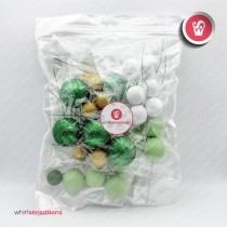 Bolas Decorativas Verde / Ouro