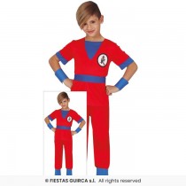 Disfarce Carnaval Ninja Vermelho 7-9 anos
