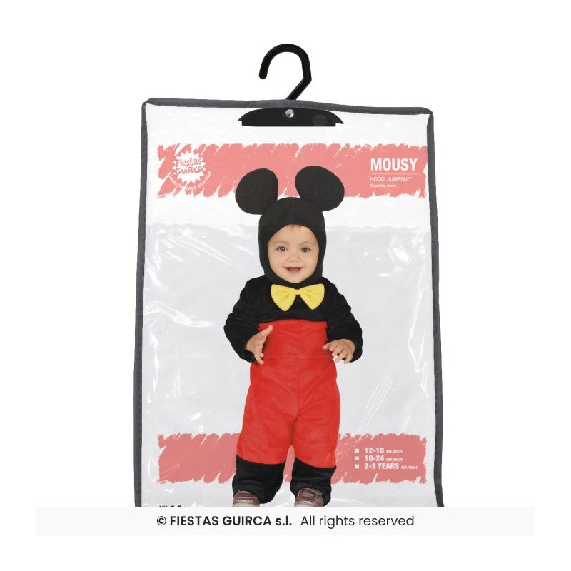 Disfarce Bebé Mickey 12-18 Meses