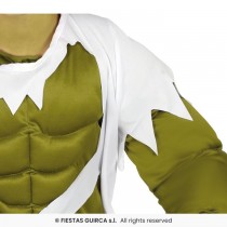 Disfarce Carnaval Homem Forte Verde 10-12  anos
