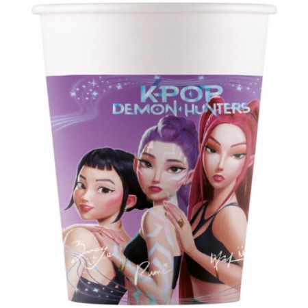 Copos 200ml K-Pop 8 unid.