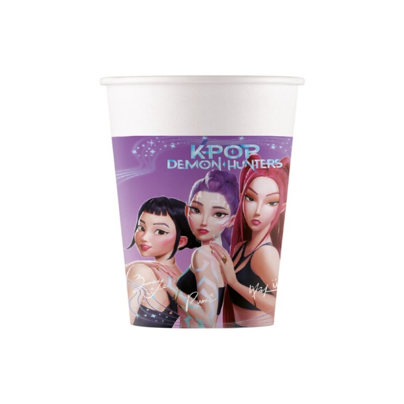 Copos 200ml K-Pop 8 unid.